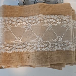 10 Burlap Table Runners